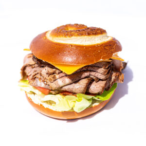 Roast Beef & Cheddar Cheese with Horseradish Aioli Sandwich